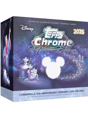 fbd1a27c-2338-4c6f-a33e-31a5e8797313 2025 Topps Chrome Disney Sapphire Edition Box