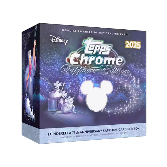 2025 Topps Chrome Disney Sapphire Edition Box