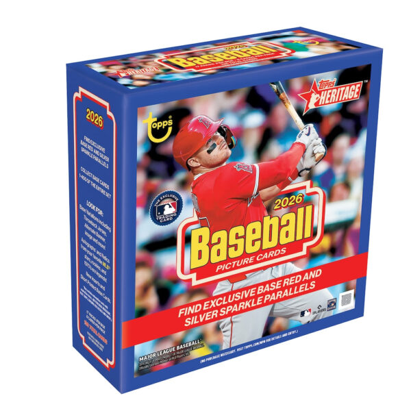 heritageMegabox 2026 Topps Heritage Baseball Mega Box