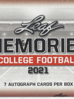 2021 Leaf Memories College Football Box