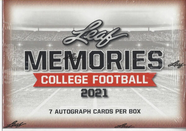 leafmemoriescollegefootball2021 2021 Leaf Memories College Football Box