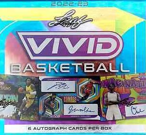 leafvividbasketball22-23 2022/23 Leaf Vivid Basketball Box