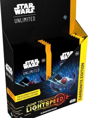 lightcarbonite Star Wars Unlimited Jump to Lightspeed Carbonite Edition Booster 4 Box Case