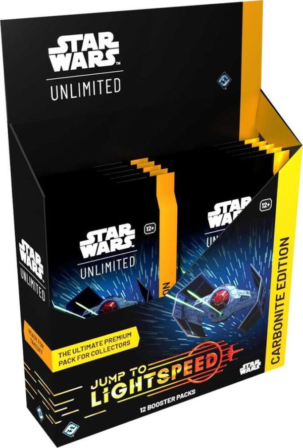 Star Wars Unlimited Jump to Lightspeed Carbonite Edition Booster 4 Box Case