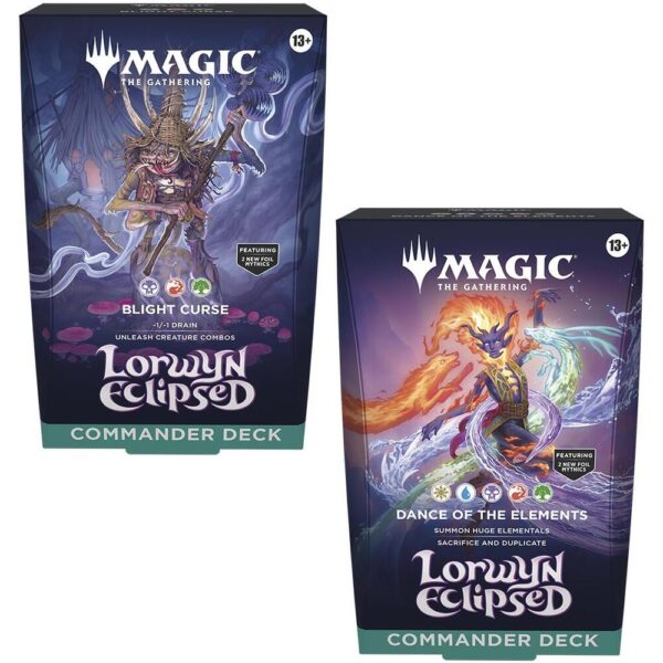 llorwynset Lorwyn Eclipsed Commander Deck Set of 2