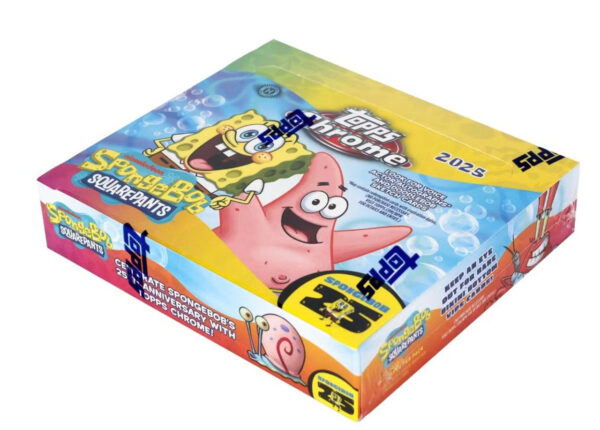 media__70839__46182 2025 Topps Chrome Spongebob Squarepants 25th Anniversary Hobby Box