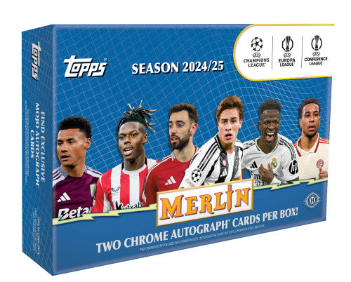 merlindelight 2024/25 Topps UEFA Club Competitions Merlin Chrome Soccer Breaker's Delight Box
