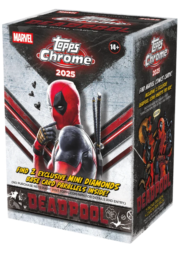 s-l1600_7 2025 Topps Chrome Marvel Deadpool Blaster Box