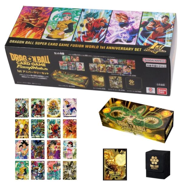 s-l1600_c15ac9ed-8e02-4d2f-bedb-4dc5b0f190b3-1 Dragon Ball Super Fusion World 1st Anniversary Set Bundle