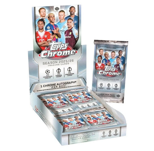 s-l500-1 2025/26 Topps UEFA Club Competitions Chrome Soccer Hobby Box