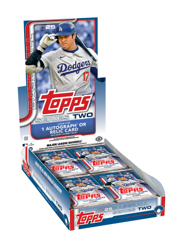 s2bbhobby 2025 Topps Series 2 Baseball Hobby Box