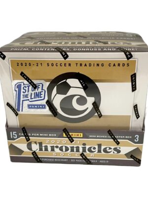 2020-21 Panini Chronicles Soccer 1st Off The Line Hobby Box