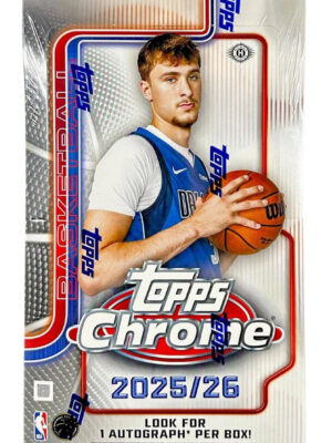 toppschromebk 2025/26 Topps Chrome Basketball Hobby 12 Box Case