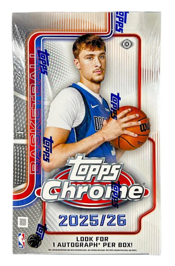 toppschromebk 2025/26 Topps Chrome Basketball Hobby 12 Box Case
