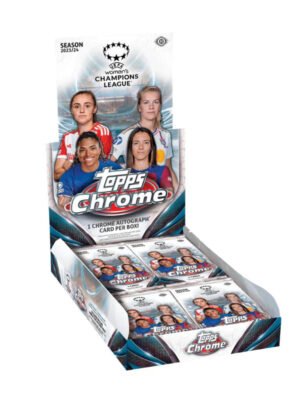 uefa 2023/24 Topps UEFA Women's Champions League Chrome Soccer Hobby Box