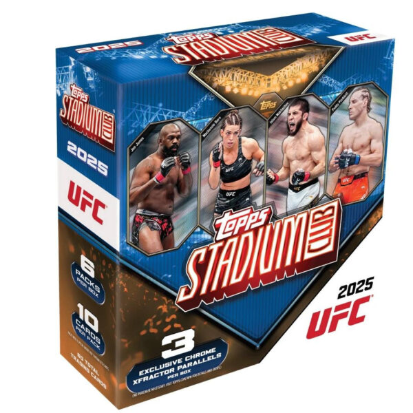 ufcstadiummega 2025 Topps UFC Stadium Club Mega Box